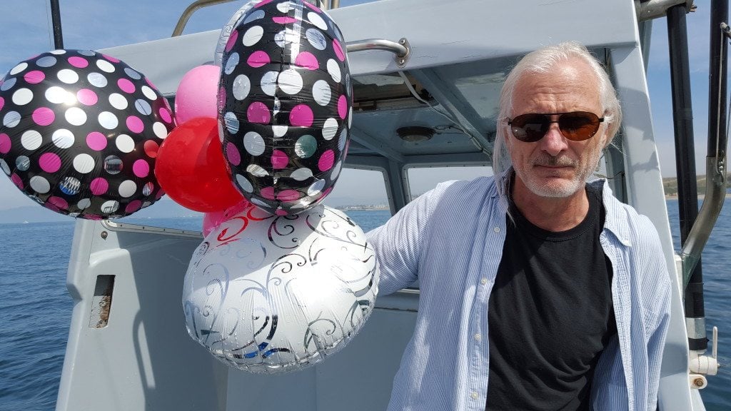 Michael Quill taking down dolphin killers, one balloon at a time