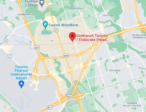 Image of GoWrench Shop and Head office near Pearson Airport