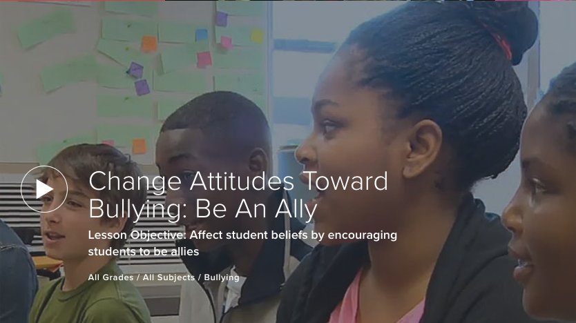 Change Attitudes Toward Bullying: Be An Ally