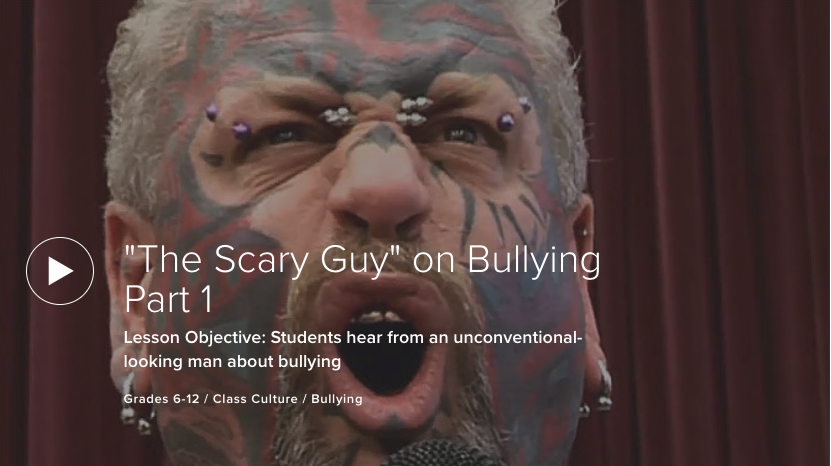 "The Scary Guy" on Bullying Part 1