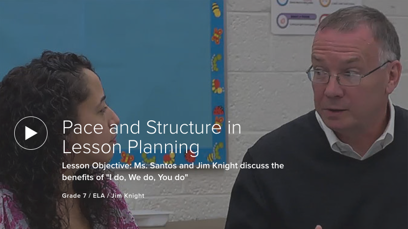Pace and Structure in Lesson Planning