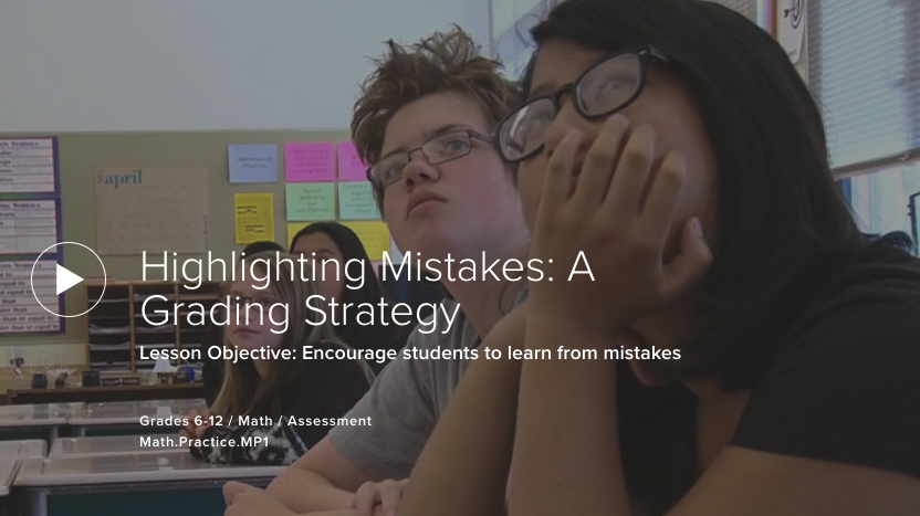 Highlighting Mistakes: A Grading Strategy