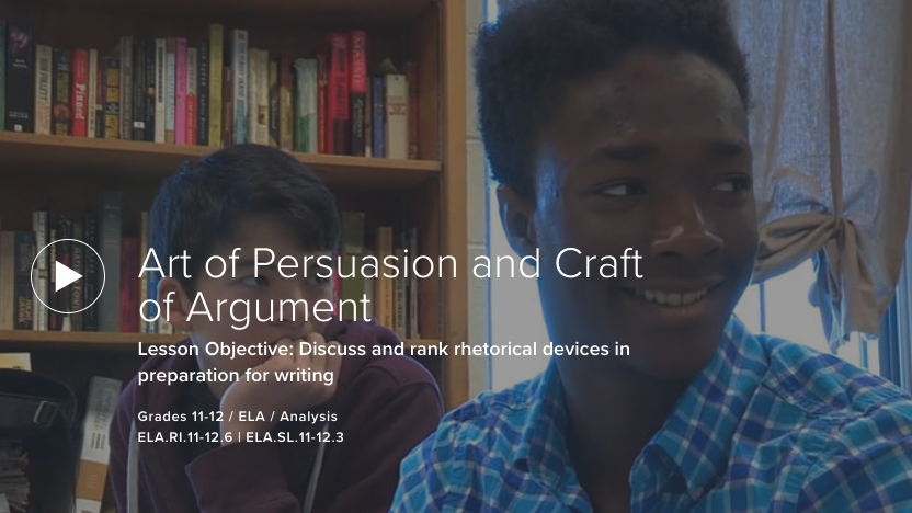 Art of Persuasion and Craft of Argument