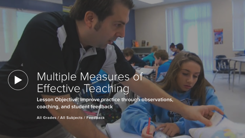 Multiple Measures of Effective Teaching