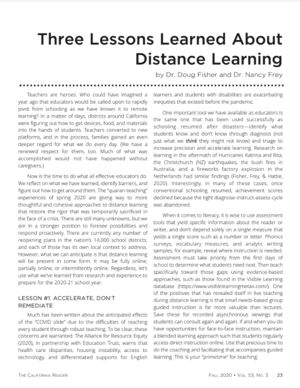 A Guide to Teaching Writing During Distance Learning With