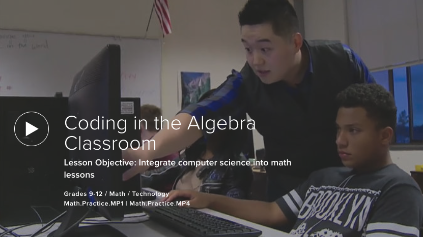 Coding in the Algebra Classroom