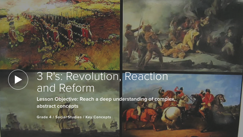 3 R's: Revolution, Reaction and Reform