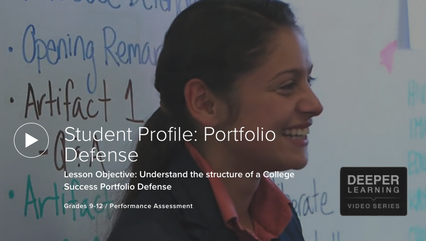 Student Profile: Portfolio Defense