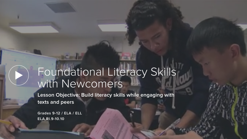 Foundational Literacy Skills with Newcomers