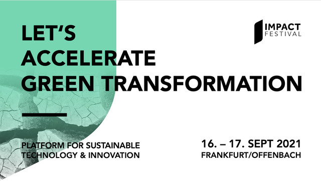 SpinLab and RootCamp will be part of this year's Impact Festival in Offenbach/Frankfurt am Main. Meet us and our startups.