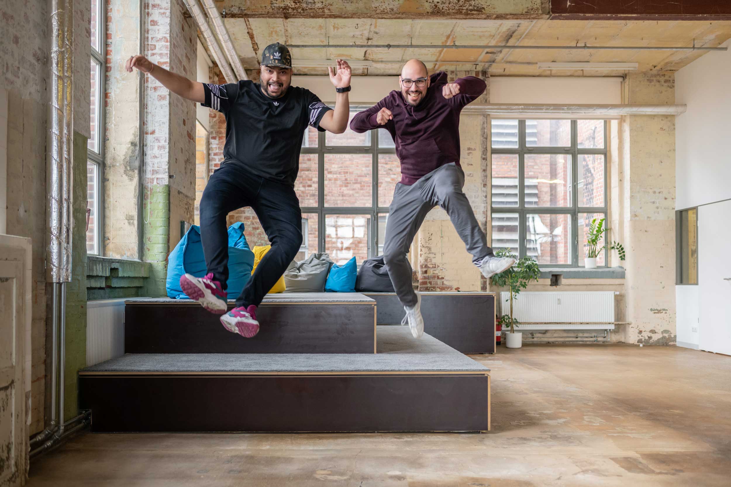 spinlab alumni founders from idatase celebrating new accomplishments