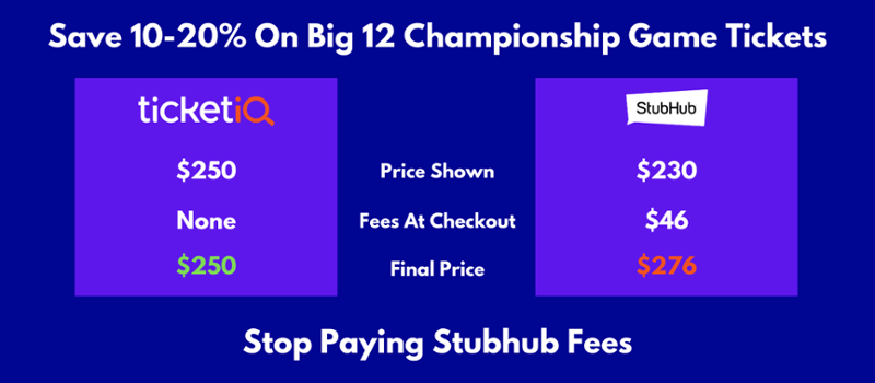 Big 12 Football Championship Tickets - StubHub