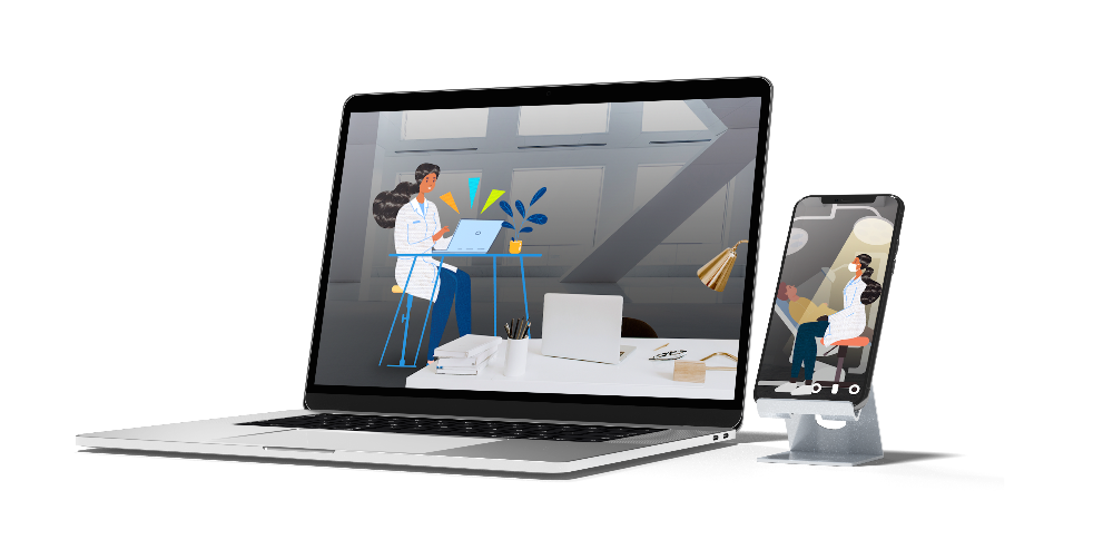LegWork Phone with stand and Laptop Mockups-2-1-1