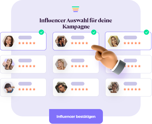 Influencer Auswahl - showcase - 3