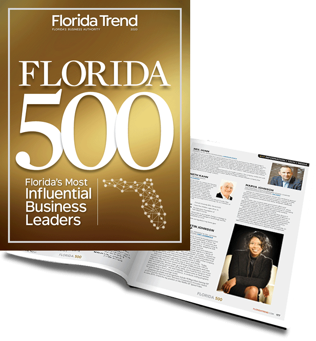 Florida Trend identified RS&H's CEO Dave Sweeney as one of Florida's 500 most influential business leaders.