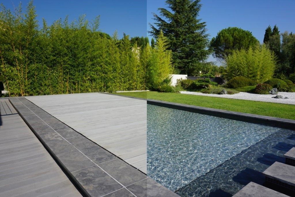Piscine fond mobile