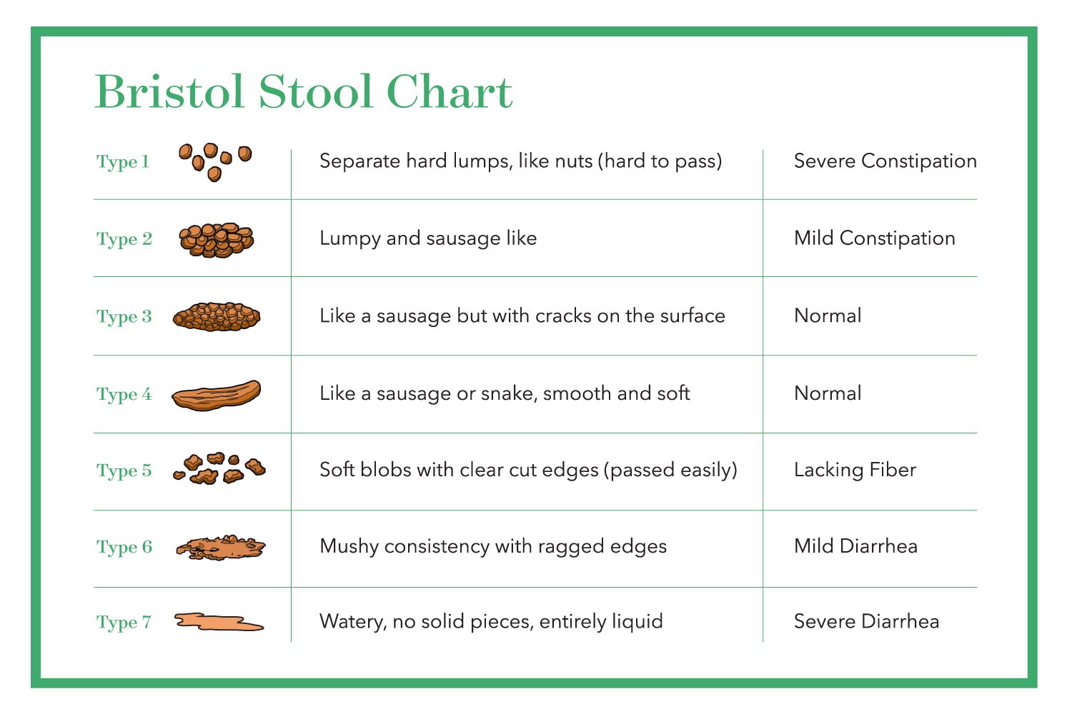 Healthy Poop (aka how to use the Bristol Stool Chart to your benefit ...