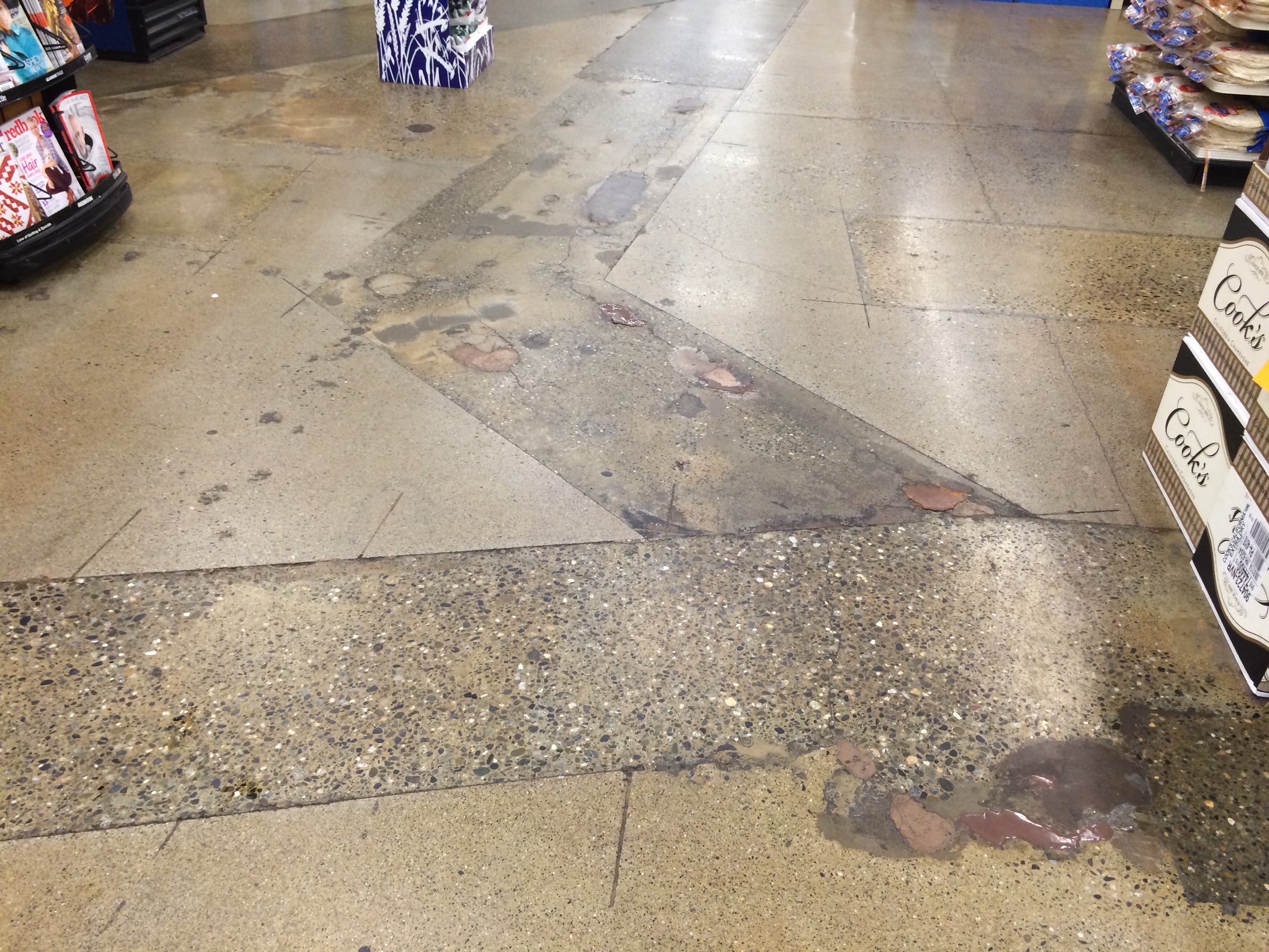 Ugly, unacceptable polished concrete... What are my options? And what will  it cost me?