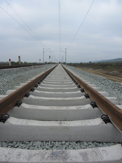 Binario ferroviario Impresa di costruzioni generali e ferroviarie Salcef Spa