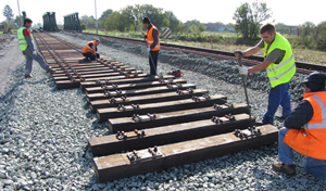 Binario ferroviario Impresa di costruzioni generali e ferroviarie Salcef Spa
