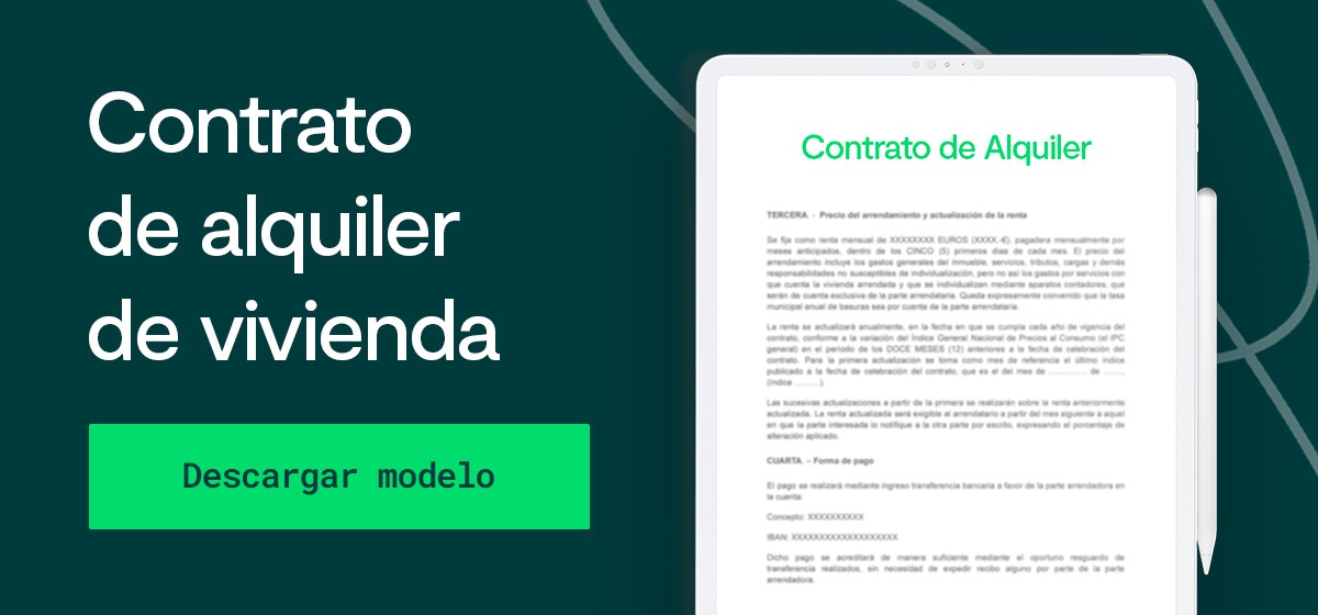 Modelo de contrato de alquiler para rellenar