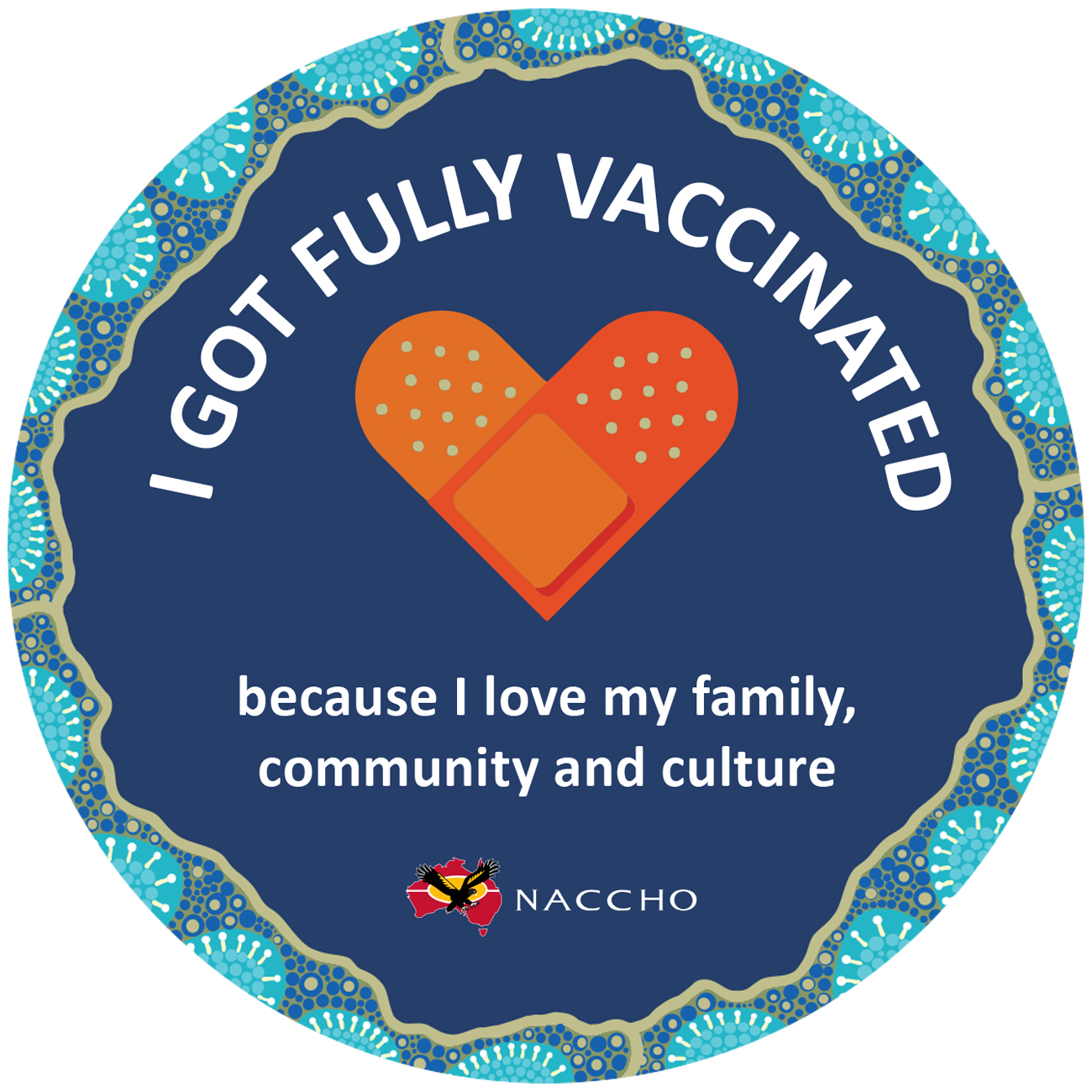 I Got Vaccinated - logo - circular