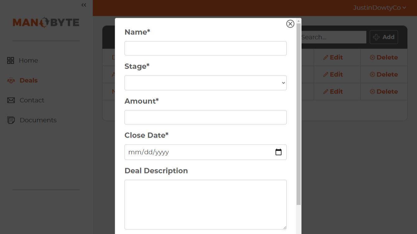 Partners can easily register deals from the portal