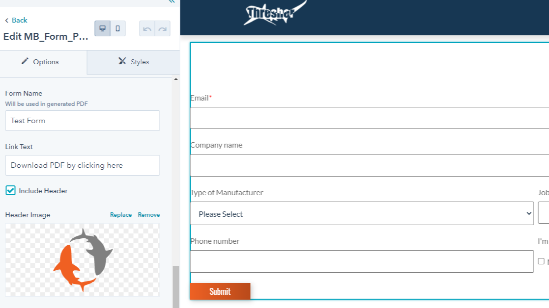 Use the custom module on any of your pages