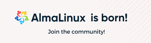 AlmaLinux is born! CentOS alternative