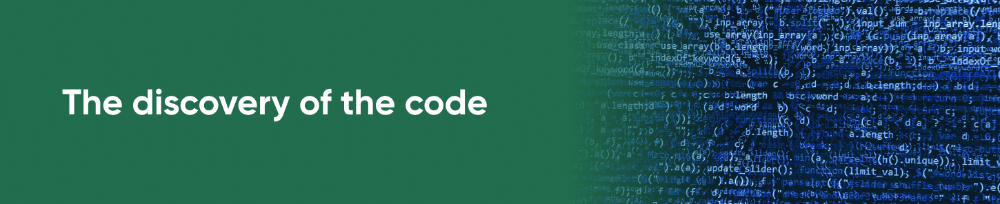El descubrimiento del código