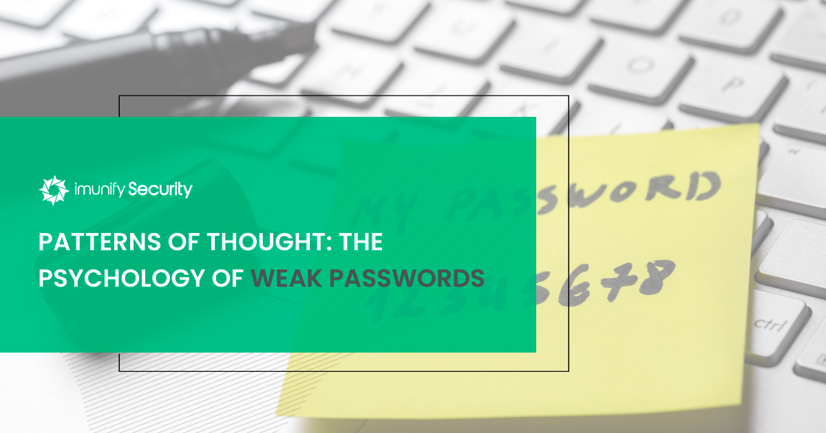 psychology of weak passwords