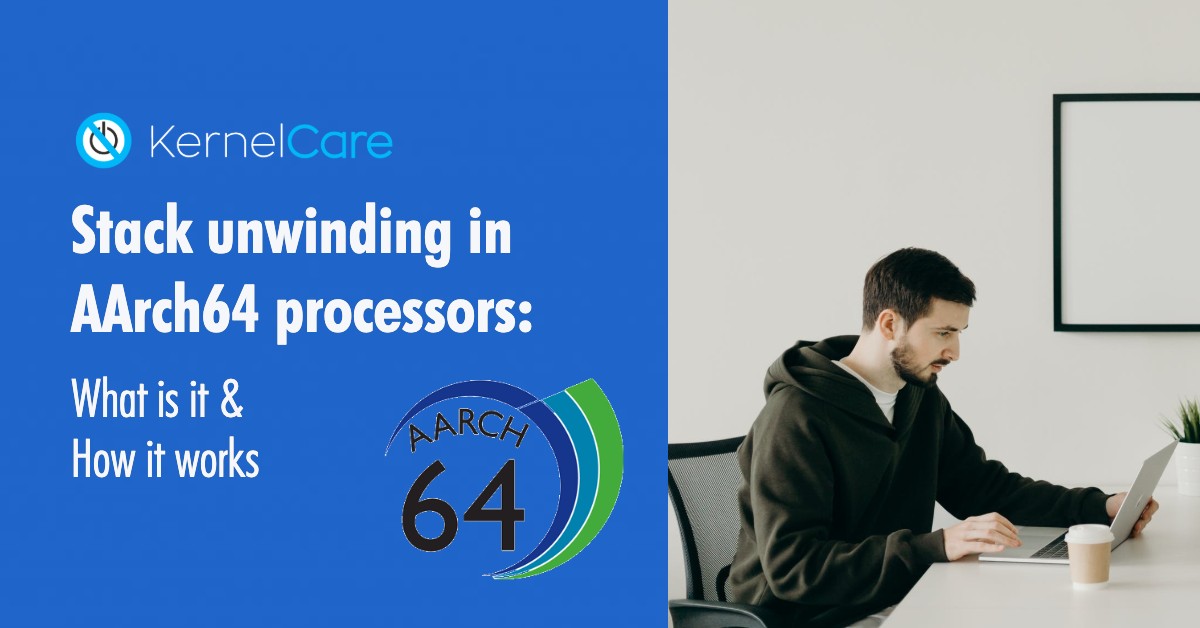 Stack unwinding in AArch64 processors_