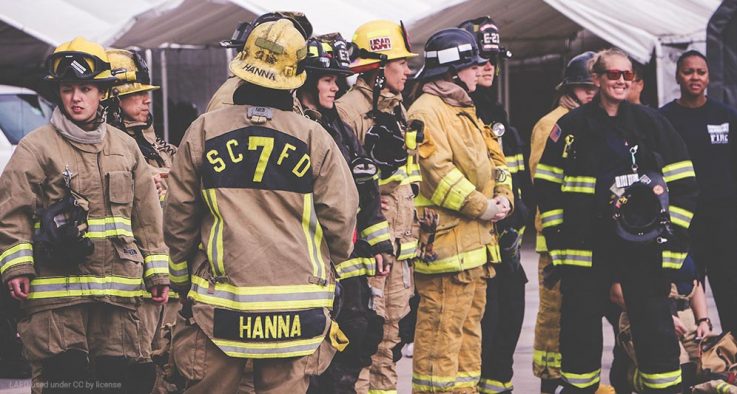 Ill-fitting gear endangers female firefighters, supervisors say