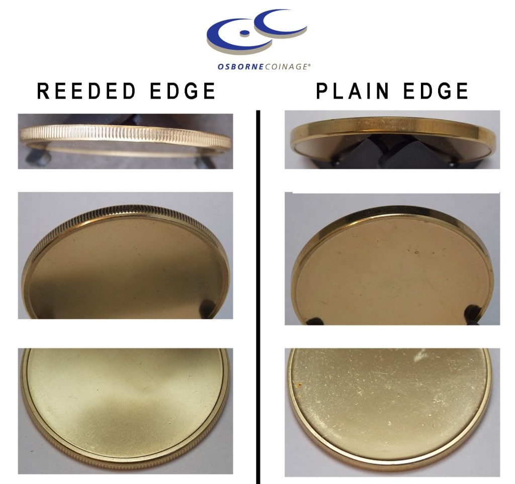 The Difference Between Reeded Edges and Plain Coin Edges