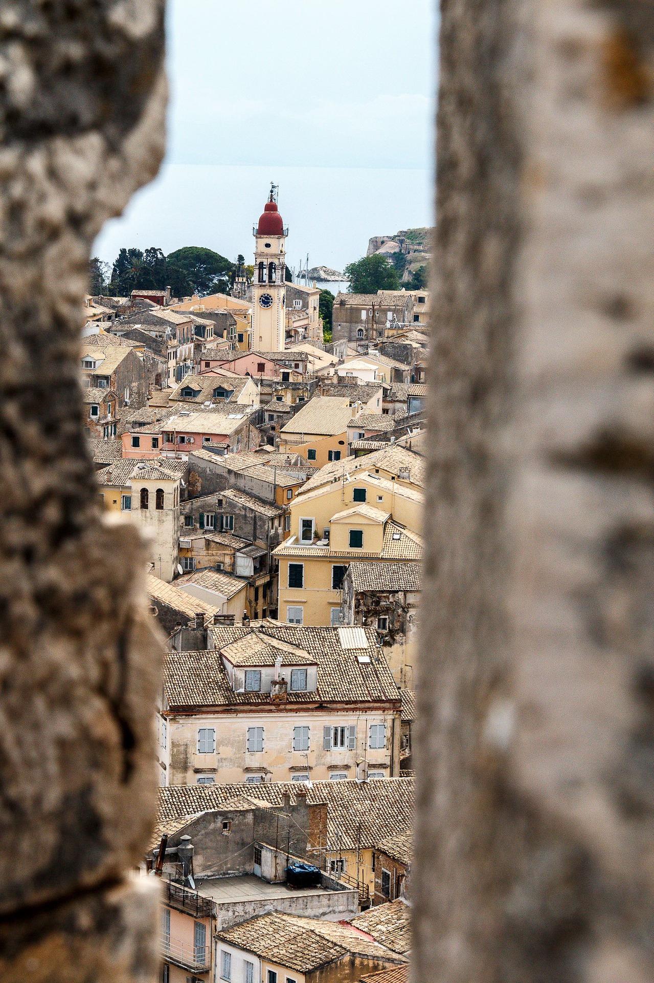 Corfu architecture fort city