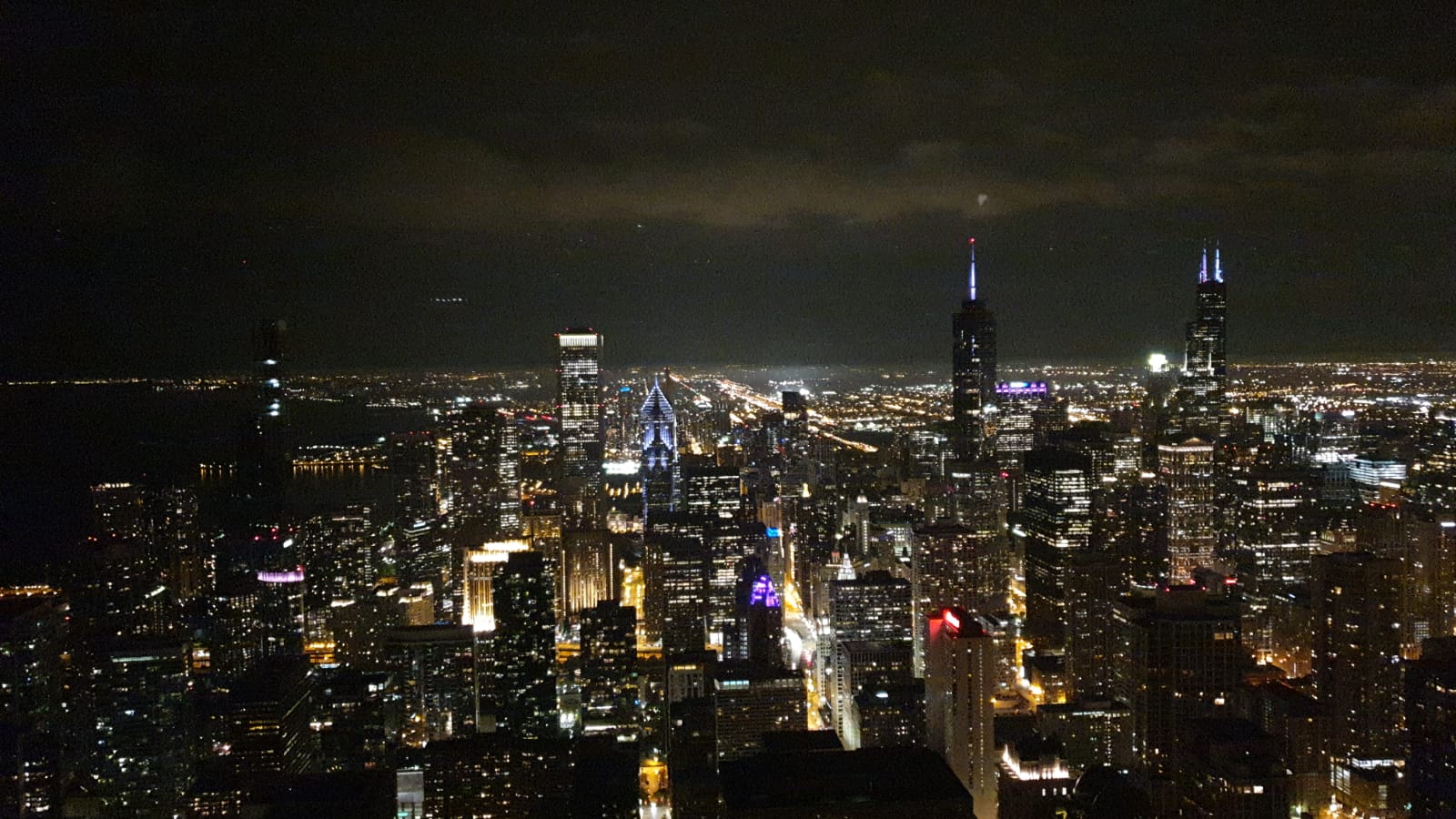 Chicago Skyline, John Hancock Center, Night