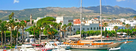 The harbour of kos-city