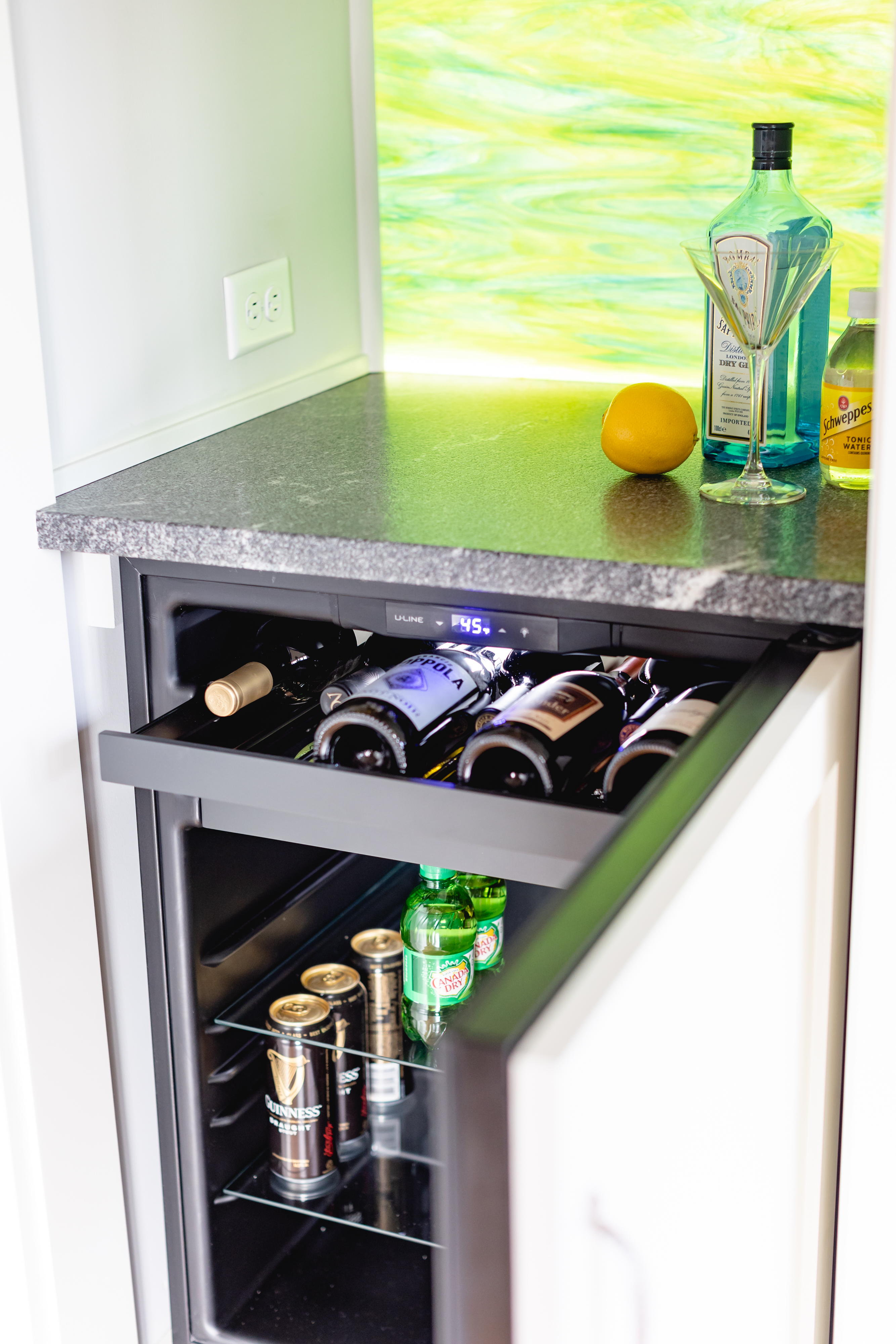 Create a Custom Built-In Beverage Station in Your Kitchen
