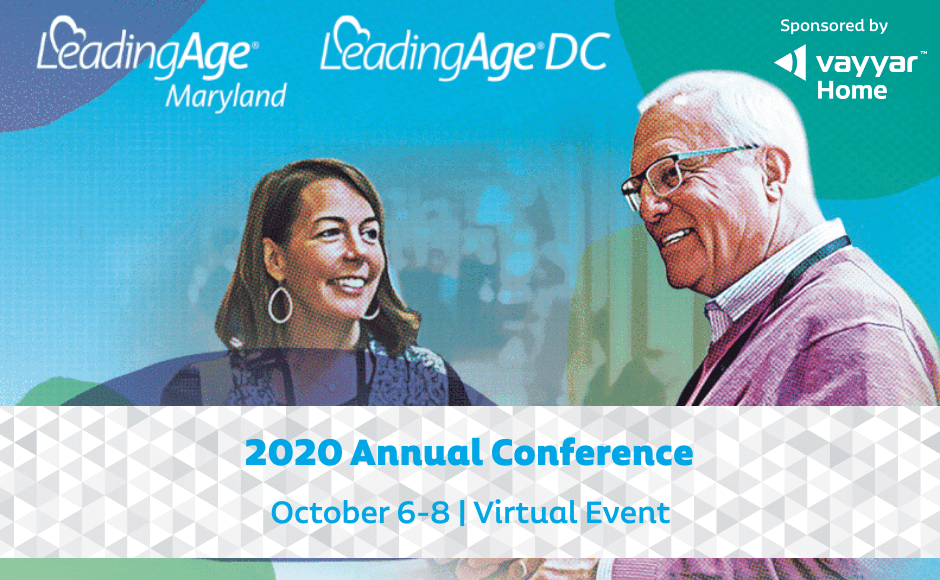 LeadingAge Maryland 2020 - Vayyar site event banner