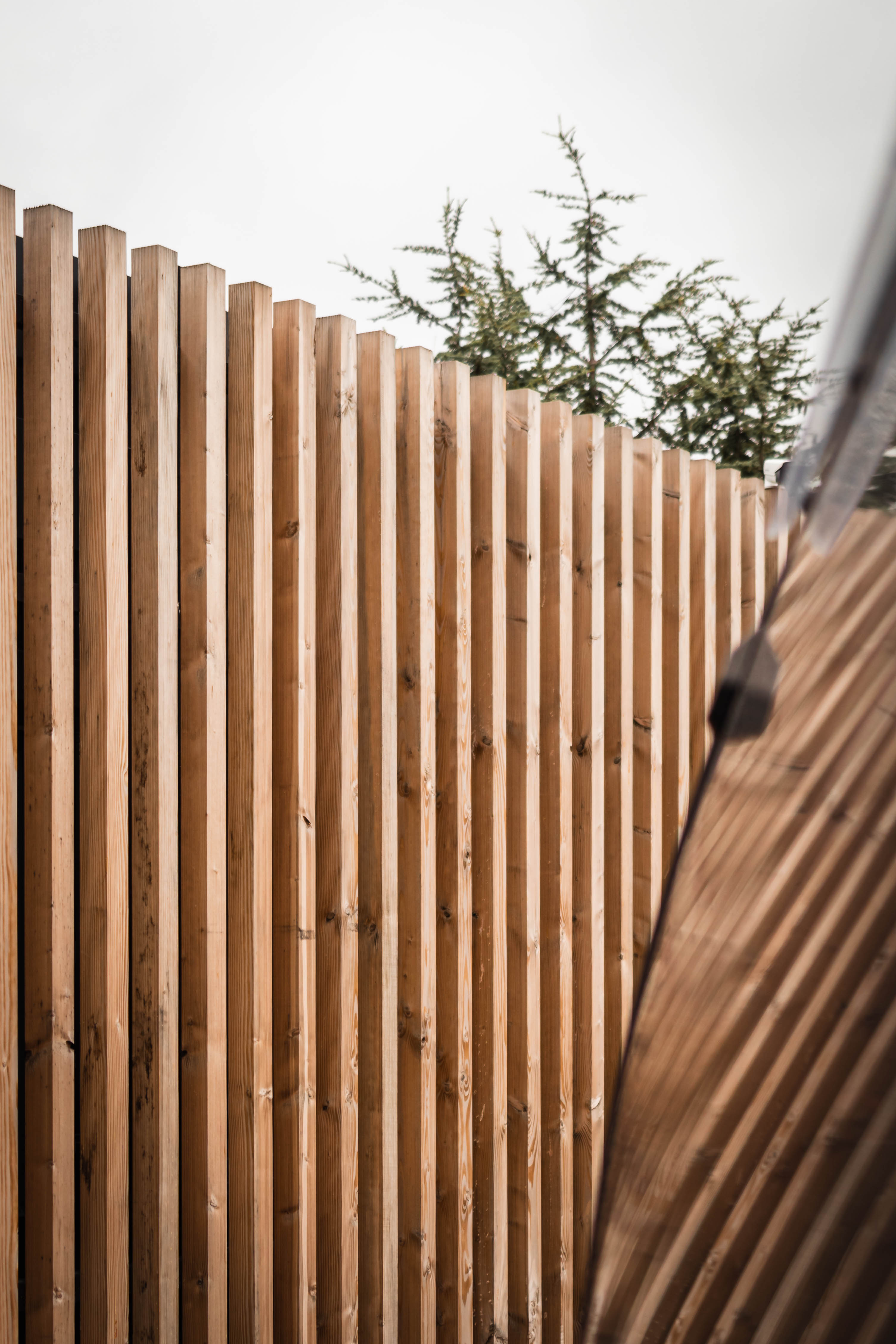 Floriade exterieurbouw met houten balken