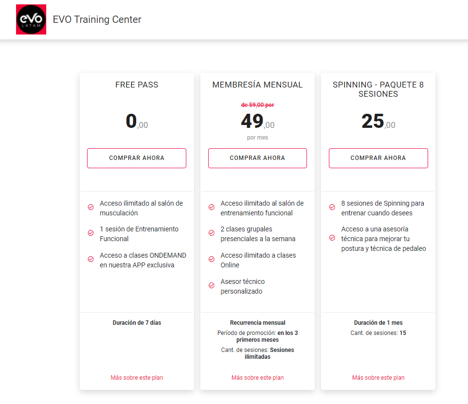 Experiencia del cliente: página de ventas para captar nuevos clientes de tu gimnasio
