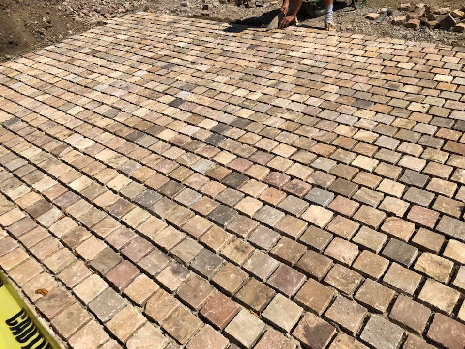 Fossil Mint Cobbles By SBD Paving