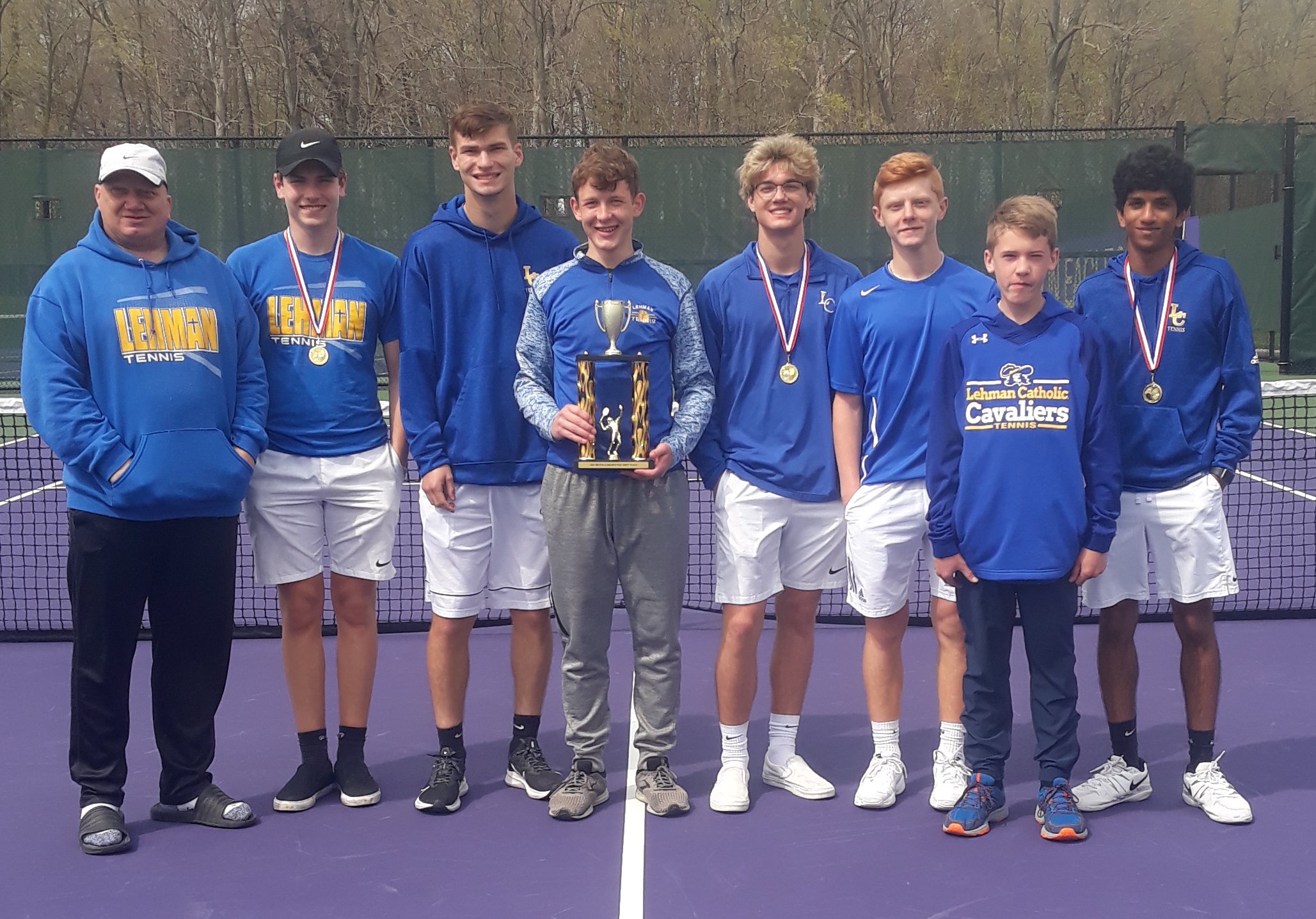 BOYS TENNIS: Lehman roars back for second straight District III