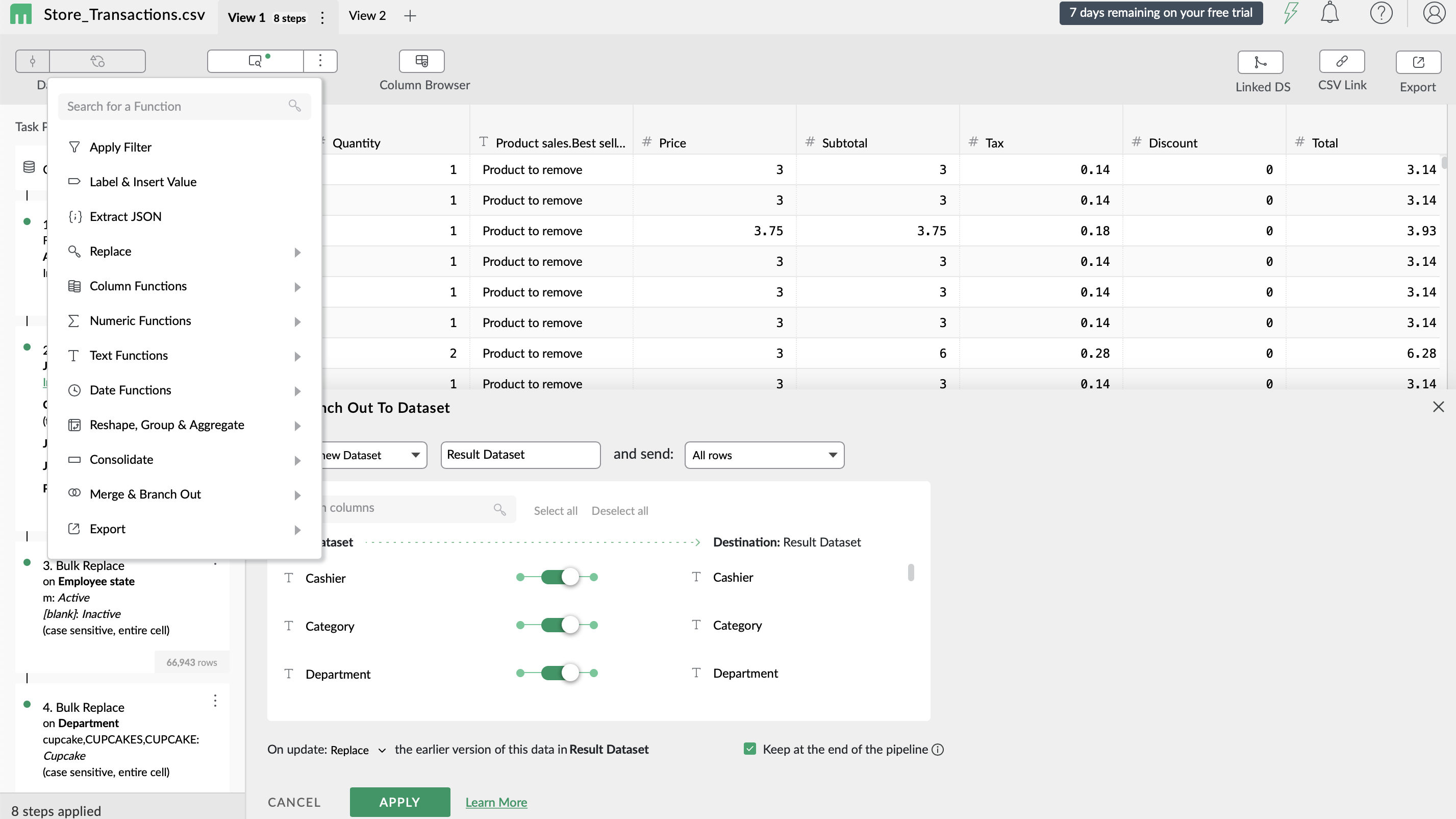 Explore your data for insights