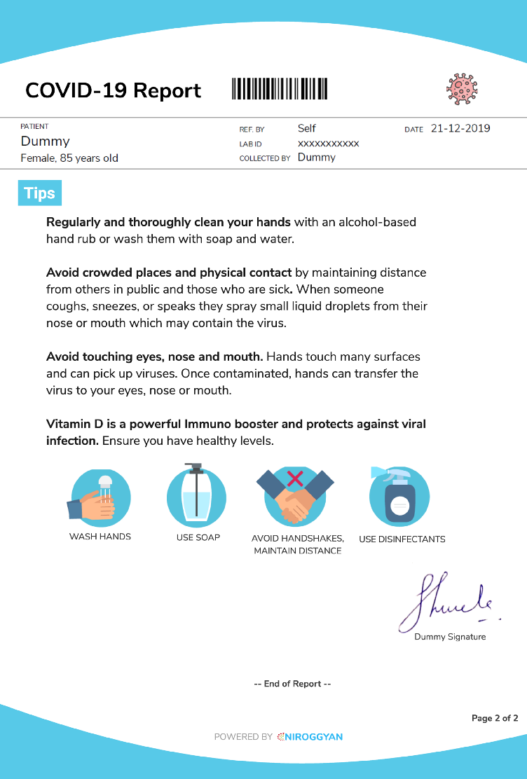 Smart Reports Nirogyyan