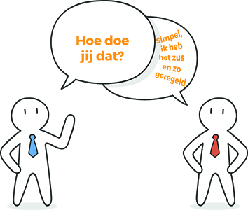 Vakgenoten spreken elkaar 354x300
