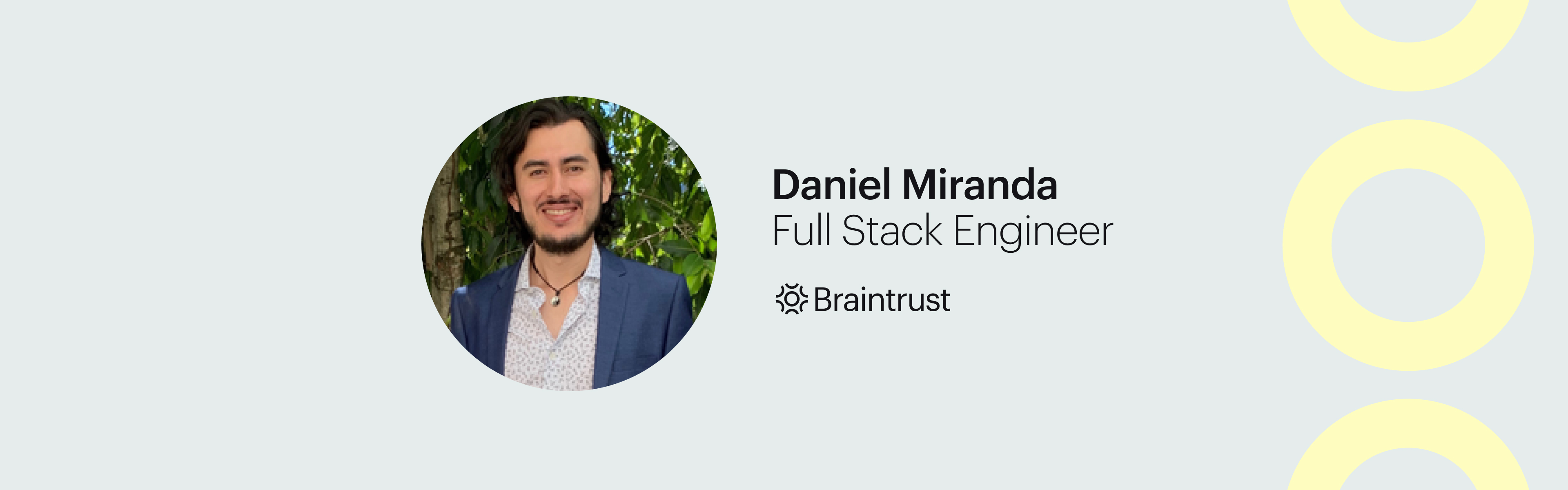 Talent Feature_ How Daniel Miranda, Full Stack Engineer, Created Real Business Impact for His Client blog banner