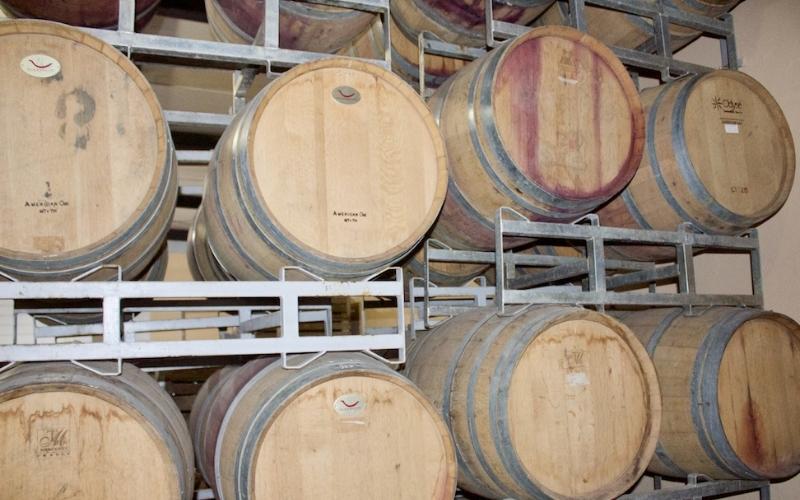 Drinking wine in Argentina