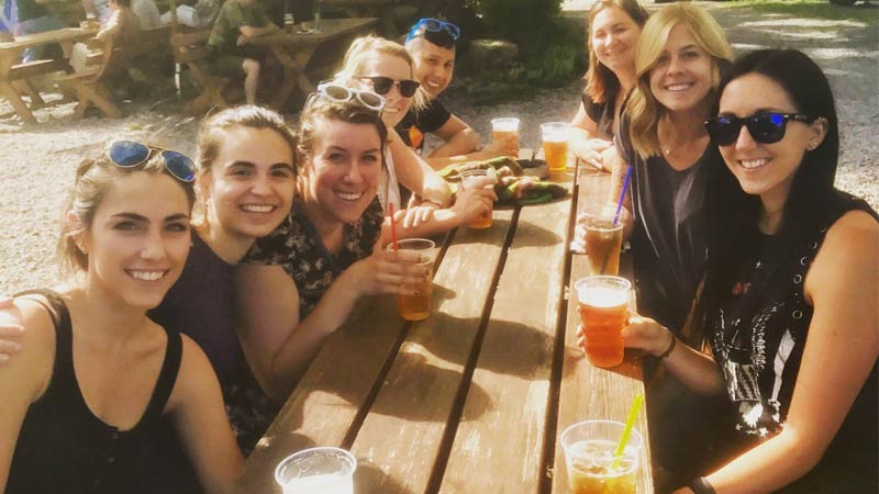 Drinking Beer in Prague, Czech Republic