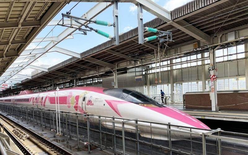 ride high speed trains throughout Asia